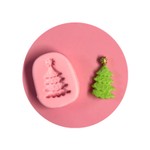 Molde de Silicone Arvore de Natal Mini