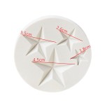 Molde de Silicone Estrelas Para Decorar Natal