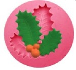 Molde de Silicone Flor de Natal para Decorar