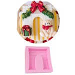 Molde de Silicone Lareira de Natal