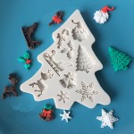 Molde de Silicone para Decorar Natal Vários Itens