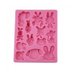 Molde de Silicone Coelhinhos da Páscoa para Decorar