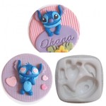 Molde de Silicone Lilo e Stitch - Stitch Para Montar