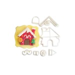 Cortador Natal - Casa Casinha Ginger 7cm