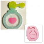 Molde de Silicone Pingente Frasco de Perfume