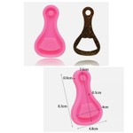 Molde de Silicone Pingente Abridor de Garrafa