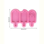 Molde de Silicone Pingentes Picolés Sorvetes