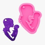 Molde de Silicone Pingente Amor de Mãe Mod 2