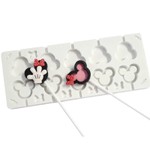 Molde de Silicone Pirulito de Cristal Mickey Chocalho