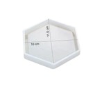 Molde de Silicone Porta Copos Hexagonal