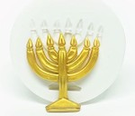 Molde de Silicone Simbolo Judaico - Menorah Castiçal