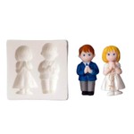 Molde de Silicone Religião - Casal Primeira Comunhão