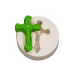 Molde de Silicone Cruz Crucifixo Decorar Religião