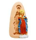 Molde De Silicone Santa Maria Religião