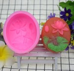 Molde de Silicone Para Sabonete Flores