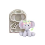 Molde de Silicone Elefante Decorar Safari