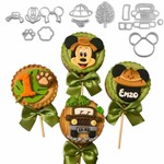 Kit Cortadores do Mickey Safari 6 Un Mod 2