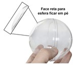 Esfera Bola de Acrilico Para Doces de Natal 1 Un