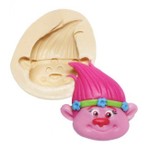 Molde de Silicone Troll Rosto Poppy