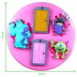 Molde De Silicone Monstros S/a Para Decorar