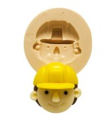 Molde De Silicone Bob Construtor - Rosto Bob