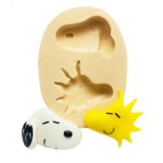 Molde de Silicone Snoopy - Rosto Snoopy e Woodstock