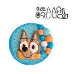 Cortador As Aventuras de Bluey - Rosto do Bingo 6cm