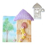 Cortador Torre / Castelo da Princesa Rapunzel 8cm