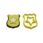 Cortador Distintivo da Policia / Xerife 5,5cm