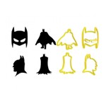 Cortador Kit Silhueta Batman 5cm (Super Herois)