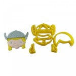 Cortador Super Heróis - Rosto do Thor Baby 5,5cm