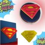 Cortador Super Herois - Logo Superman Super Homem 5,5cm