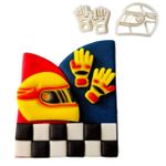 Kit Cortadores Capacete e Luva de Corrida