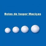 Kit Bolas de Isopor Brancas Maciças 8 Un