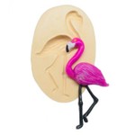 Molde de silicone Flamingo para decorar Tropical