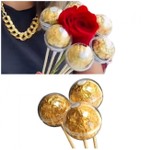 Kit de Suportes Para Buquê de Flores de Ferrero Rocher 10 Un