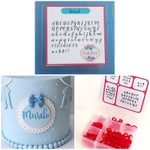 Kit Box Marcador de Acrilico Letras 67 Peças SWEET