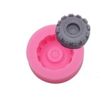 Molde de Silicone Roda Pequena para Decorar Carros