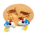 Molde de Silicone Unicornios Baby Para Decorar