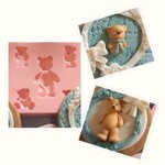 Molde de Silicone Ursos Ursinhos Para Decorar