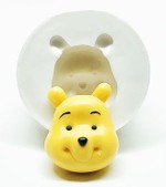 Molde de Silicone Urso Pooh - Rosto