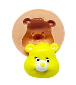 Molde De Silicone Ursinhos Carinhosos - Rosto Urso