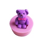 Molde de Silicone Mini Urso Ursinho Sentado 3cm