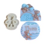 Molde de Silicone Mini Urso Ursinho 3,3cm