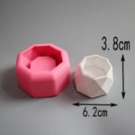 Molde De Silicone Vaso Octagonal Para Decorar