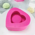 Molde De silicone Vaso De Coração Para Decorar