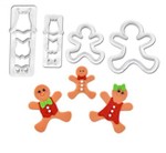 Marcador de Biscoito Boneco de Natal para Decorar