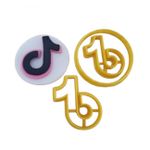 Cortador Logo Tik Tok 5,5cm