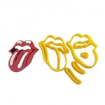 Cortador Boca dos Rolling Stones 6,5cm