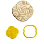 Cortador e Marcador Biscoito Entrelaçado 5cm